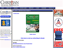 Tablet Screenshot of christianschoolproducts.com